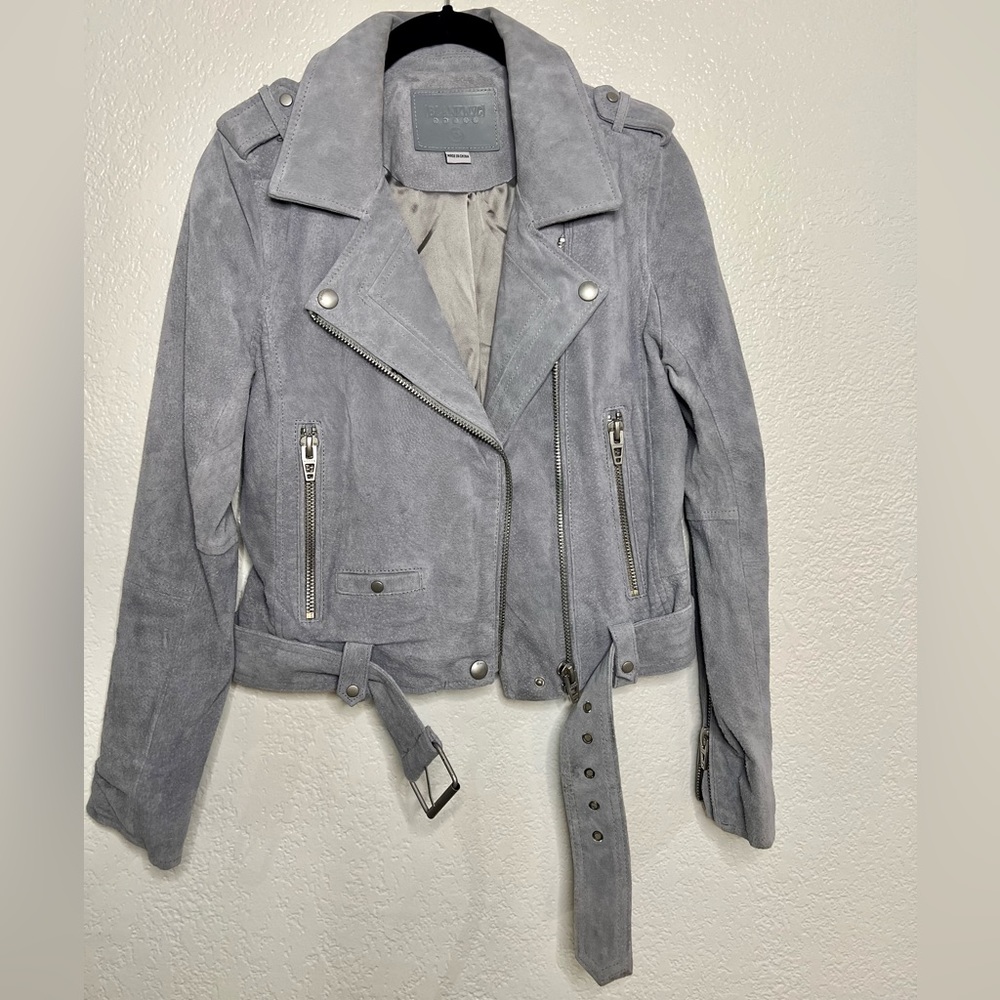 Blank NYC Suede Moto Jacket XS